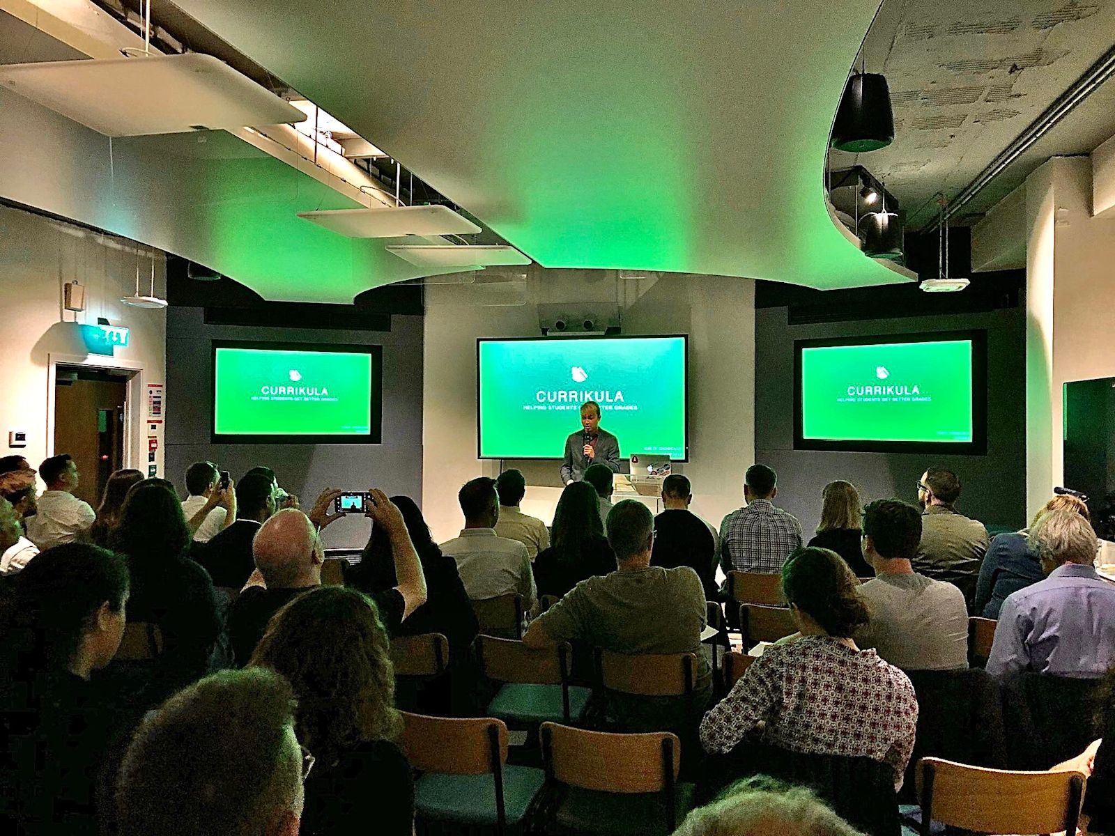 Justin Pitching at the Ignite Showcase