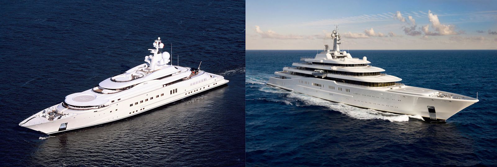 Azzam and Eclipse | The worlds largest and second largers super yachts