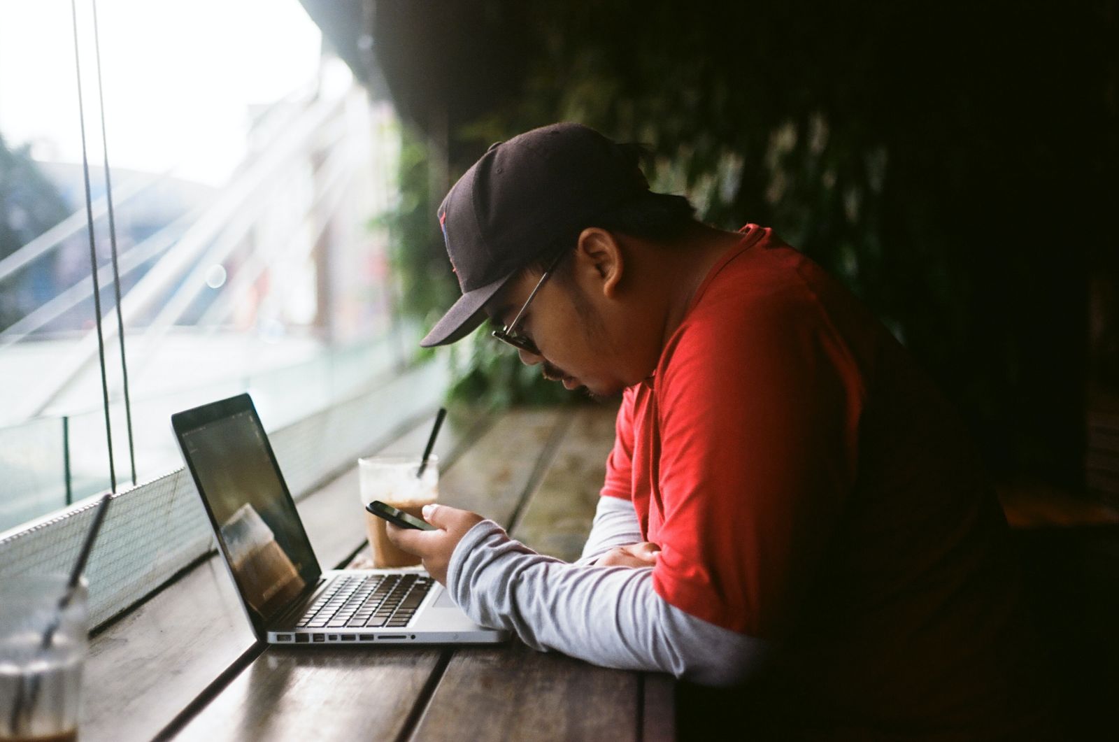 Using your phone whilst you should be working by Muhammad Raufan Yusup